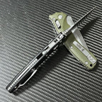 9''New StoneWash M390 Blade G10 Handle Pocket Folding Camping Tool VTF110G