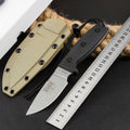 8''New CNC Stone Wash DC53 Blade G10 Handle Camping Knife VTH75