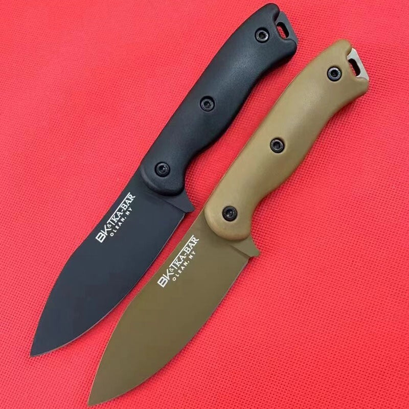 2Pcs/Lot 9'' New D2 Blade GlassFibre Handle Full Tang Camping Knife BK19