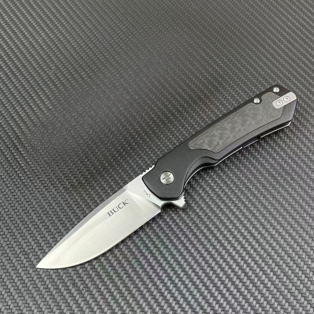 7'' New D2 Blade Steels Handle Pocket Folding Camping Knife DF02