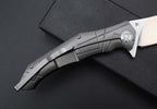 9'' New Manual Folding Tool D2 Steel Blade G10 Handle Pocket Folding Tool DF68