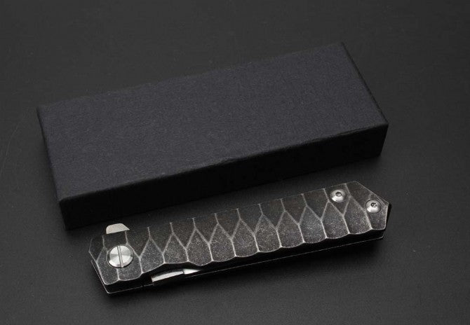 8'' New CNC D2 Blade Fast Opening Full Steel handle Pocket Folding Knife VTF51