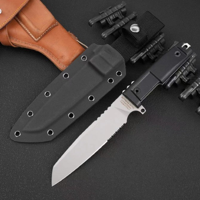 11'' New CNC N690 Steels Blade G10 Handle Camping Knife VTH33