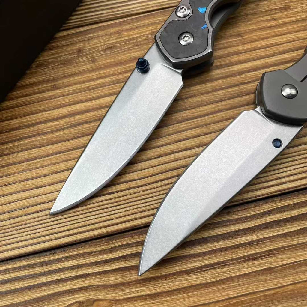 New CNC D2 Blade Sebenza Style Steel Pocket Camping Folding Knife DF15