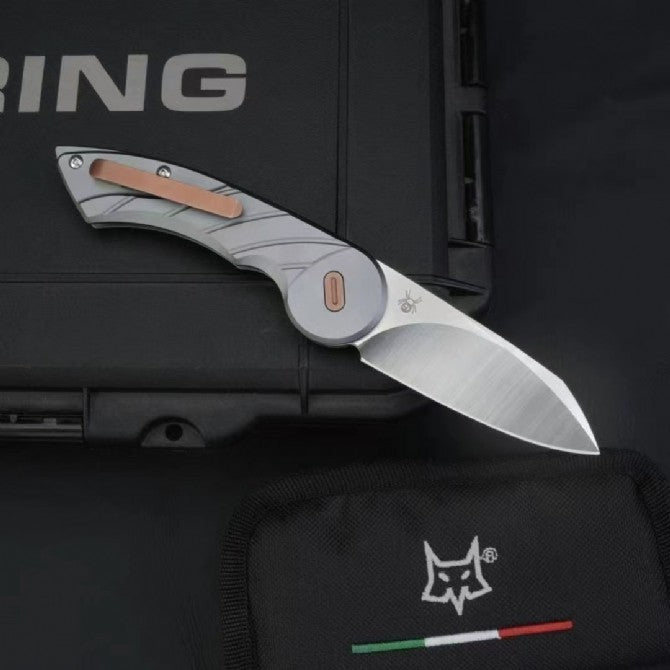 7'' New Manual Folding Knife CNC M390 Blade Aluminum Handle Pocket Knife VTF91