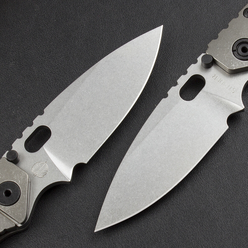 9'' New CNC Stone Wash D2 Blade Full T4C Titanium Handle  Pocket Camping Folding Knife DF186