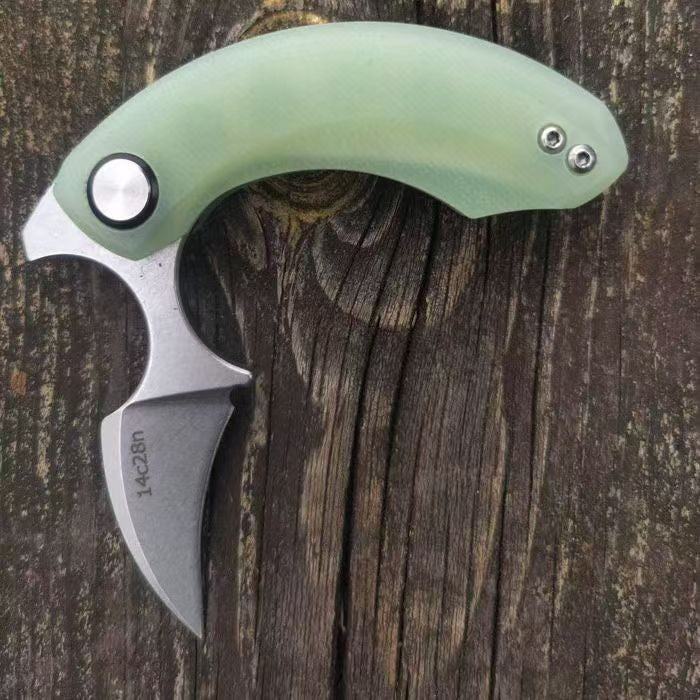 New Mini 14C28N Steels Blade G10 Handle EDC Pocket Folding Knife VTF33