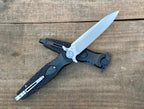 10" New Manual Folding Tool D2 Steel Blade G10 Handle Liner Lock Pocket Tool