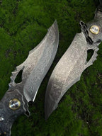 Damascus Blade Pocket Camping Collection Folding Tool VTF58