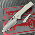 8'' New Folding Tool M390 Blade Full T4C Titanium Handle  Camping Tool VTF119