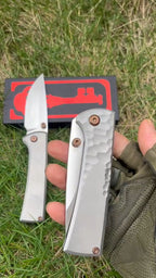 8'' New FoldingTool M390 Blade Full T4C Titanium Handle Pocket Camping Tool VTF95N