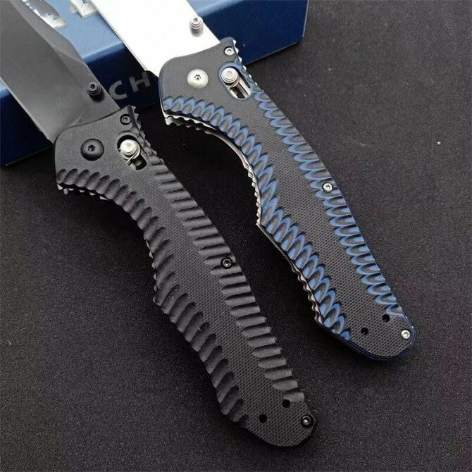 8.5'' New CNC M390 Steel Blade G10 Handle AXIS Lock Folding Pocket Knife VTF32