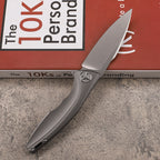 New Fast Opening M390 Steel Blade Full T4C Titanium Handle  Pocket Camping Folding Tool VTF160
