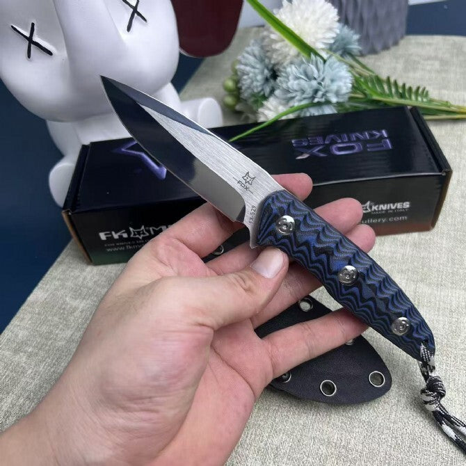 9'' New CNC N690Co Steels Blade G10 Handle Full Tang Camping Knife VTH39