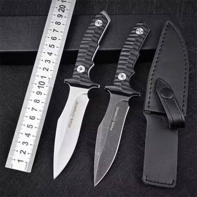8'' New CNC D2 Blade Full Tang G10 Handle Sharp Knife VTH69