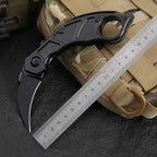 New Manual Folding Tool 14C28N Steel Sandvik Blade Full T4C Titanium Handle Pocket Camping Claw C07