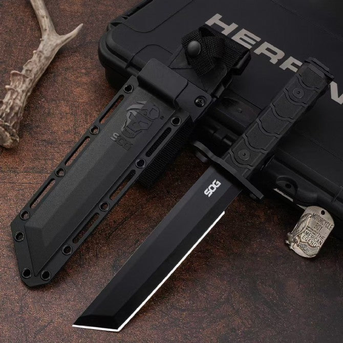 New AUS-8 Fixed Blade NylonGlassFiber Handle Collection Camping Knife VTH78