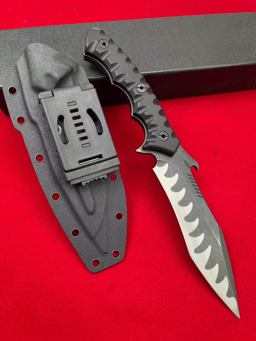12'' New 9CR14MOV Steel Blade ABS Handle Camping Hunting Knife VTH49