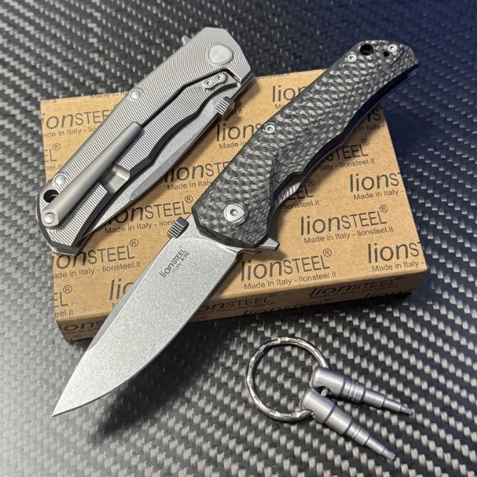 7'' New Folding Knife M390 Blade Pocket Camping Knife VTF117