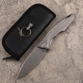 New Fast Opening M390 Steel Blade Full T4C Titanium Handle  Pocket Camping Folding Knife VTF160