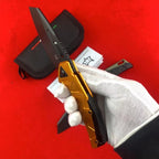 8'' New Fast Opening Magnacut Blade Aluminum Handle Camping Folding Tool VTF552