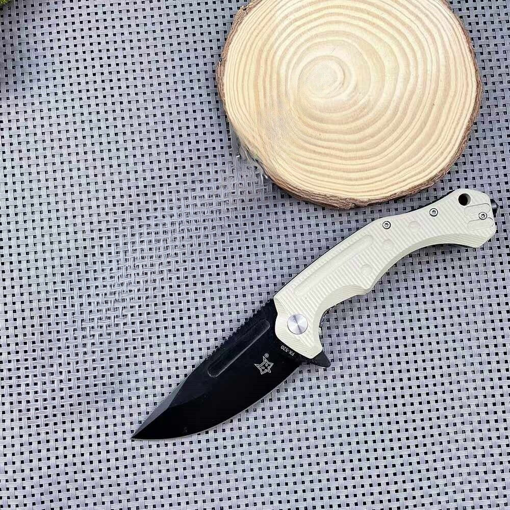 8.5'' New N690 Blade G10 Handle Folding Camping Knife VTF169