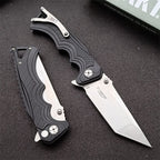 9'' New 8cr13mov Blade Fiber glass Handle Folding Camping Tool VT5225