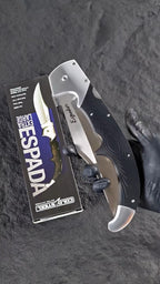 16" New Large S35VN Blade Survival Bowie G10 Handle BackLock Folding Tool VTF53
