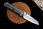 New CNC S35V Blade Sebenza 21 Style Full T4C Titanium Handle Pocket Camping Folding Tool DF188