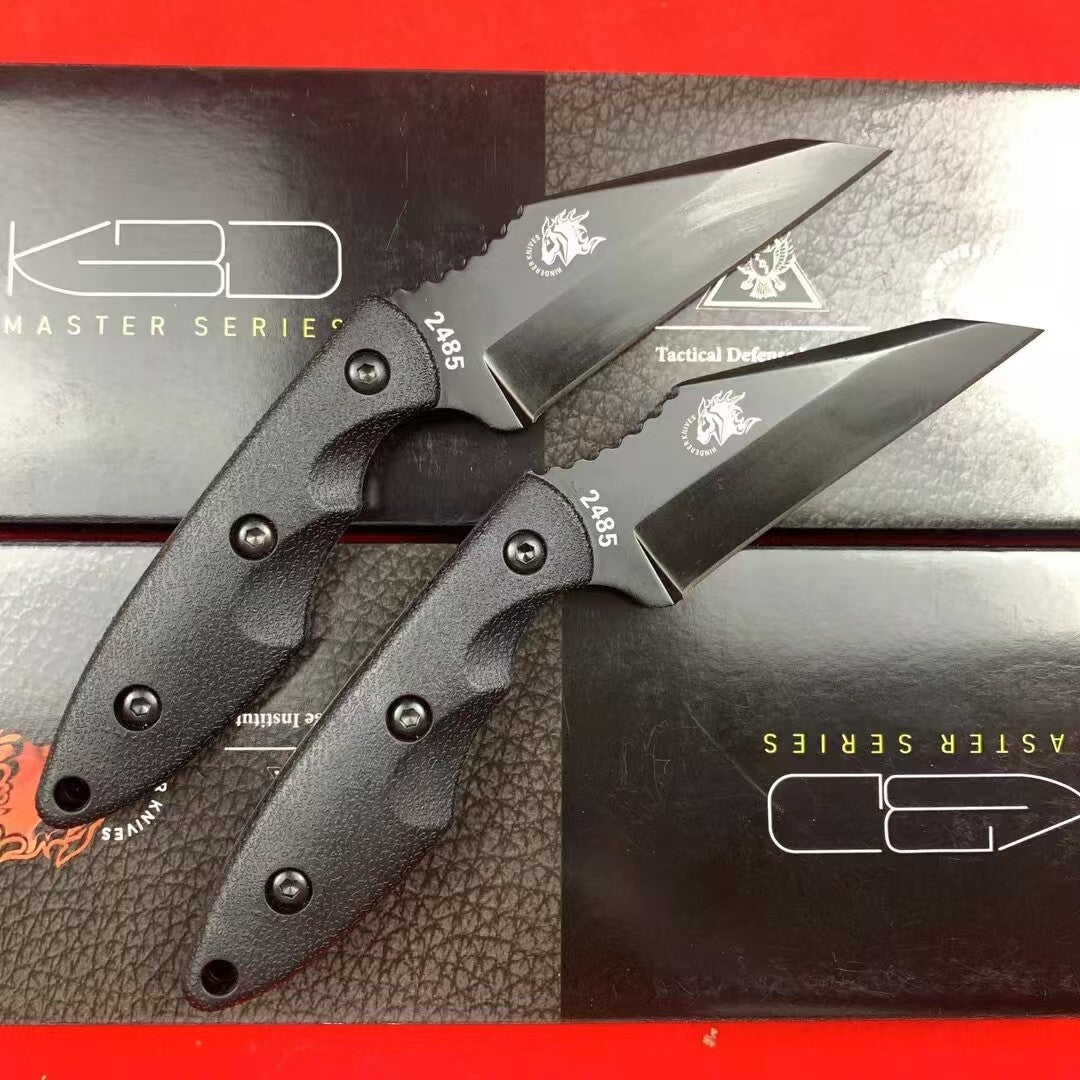7'' New High Carbon Steel Fixed Blade Fiberglass Collection Handle Knife 2485