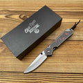 New CNC D2 Blade Sebenza Style Steel Pocket Camping Folding Knife DF15