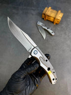 8.5'' New Folding Tool M390 Blade 420Z2 Steel Handle Camping Tool VTF48