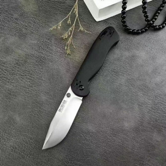 8.5''New 440C Blade Nylon Fiber Handle Camping Folding Pocket Knife BK40