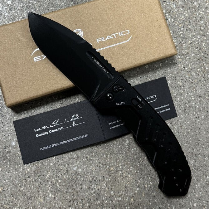 9'' New N690 Blade Aluminum Handle Climbing Camping Pocket Folding Knife VTF194