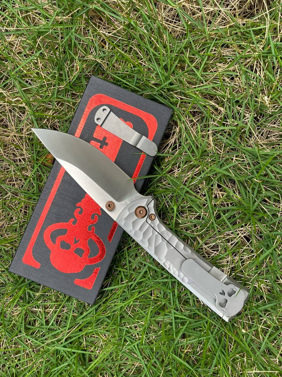8'' New FoldingKnife M390 Blade Full T4C Titanium Handle Pocket Camping Knife VTF95N