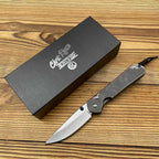 New CNC D2 Blade Sebenza Style Steel Pocket Camping Folding Tool DF15
