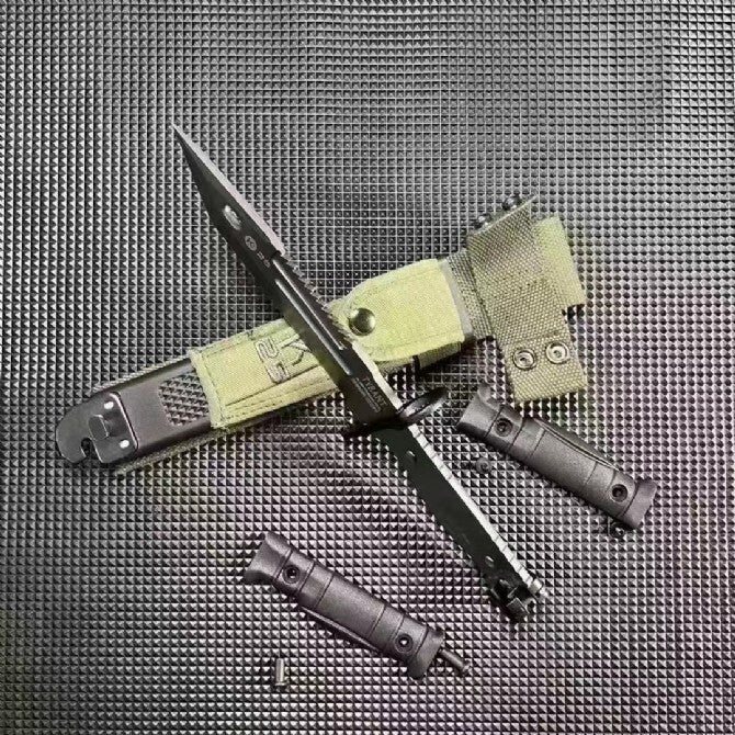 New HighCarbon Steel Fixed Blade Plastic Handle Collection Knife VTH29