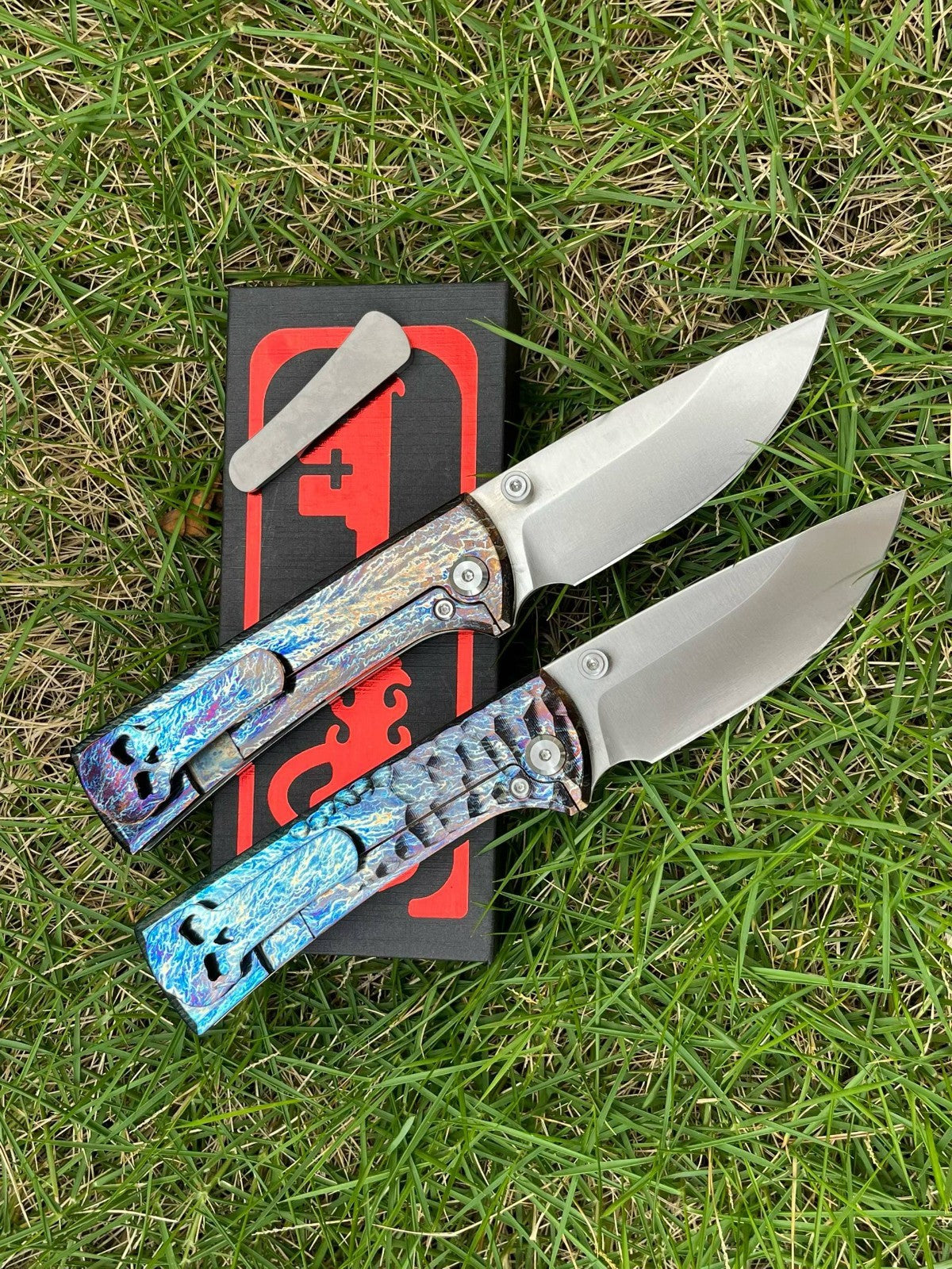 8'' New FoldingKnife M390 Blade Full T4C Titanium Handle Pocket Camping Knife VTF95G