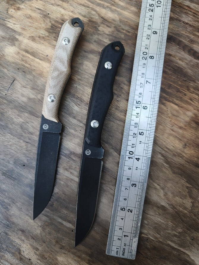 8'' New Stone Wash 12C27M Steel Blade camping Knife VTH01