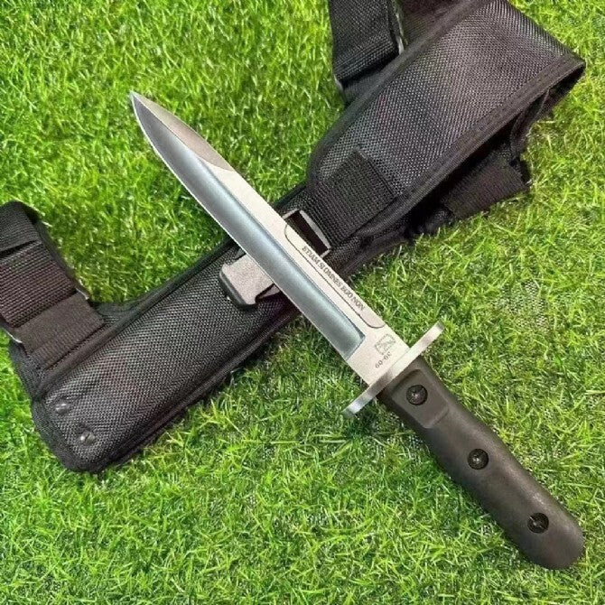 12'' New CNC 8CR13 Blade FORPRENE Handle Survival Hunting Tactics Knife VTH14