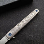 7'' New M390 Blade Full TC4 T4C Handle Camping Folding Tool VTF179