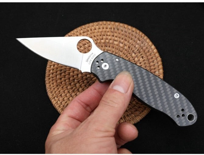 New S30V Blade Pocket Lock Back Camping Folding Pocket Knife TFF11N