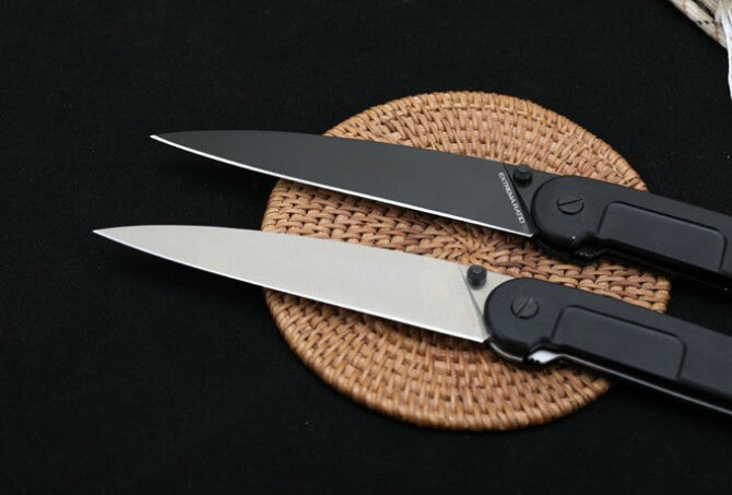 New Manual Folding Knife N690 Blade Aluminum Handle Pocket Knife VTF176