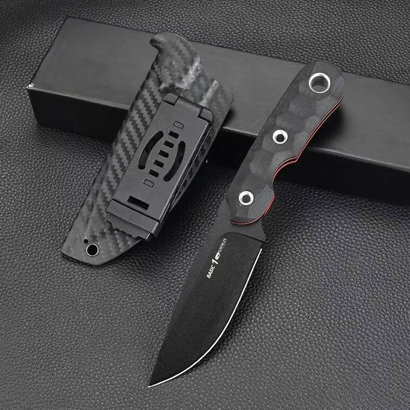 8.5''New 8Cr13MoV Blade G10 Handle Full Tang Camping VTH89