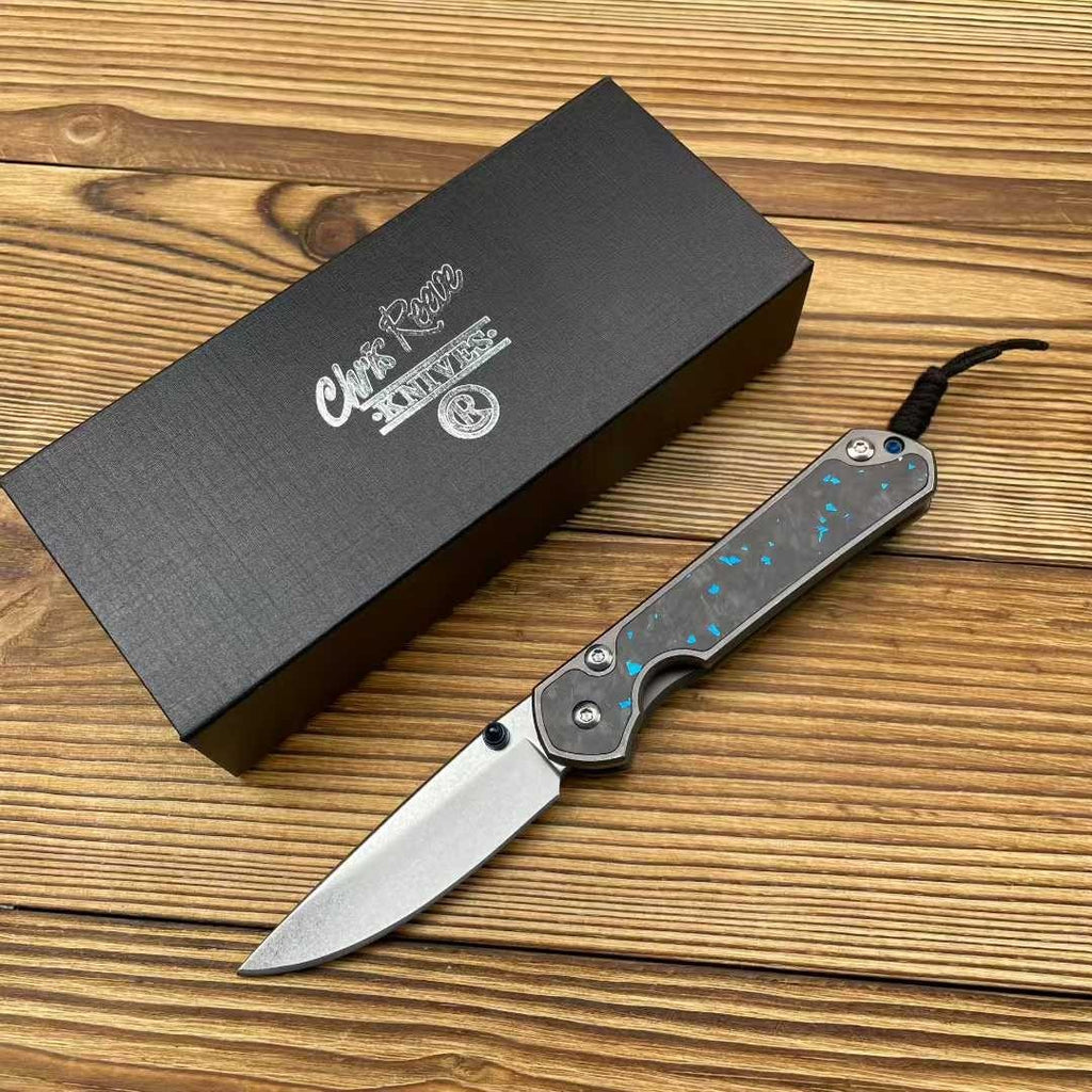 New CNC D2 Blade Sebenza Style Steel Pocket Camping Folding Knife DF15