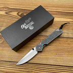 New CNC D2 Blade Sebenza Style Steel Pocket Camping Folding Tool DF15