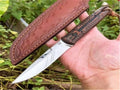 8''New D2 Steel Fixed Blade G10 Handle Camping Knife VTH192