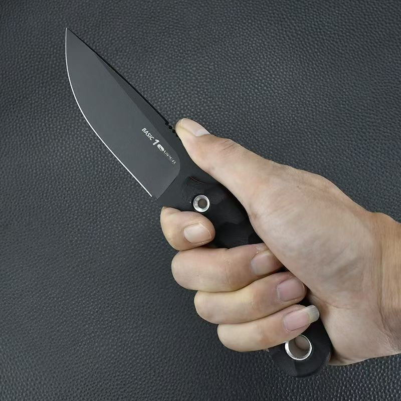 8.5''New 8Cr13MoV Blade G10 Handle Full Tang Camping VTH89