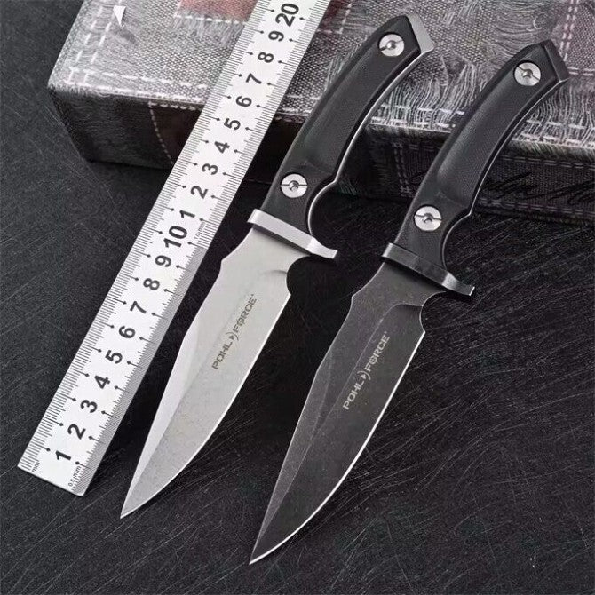 8'' New CNC D2 Blade Full Tang G10 Handle Sharp Knife VTH70