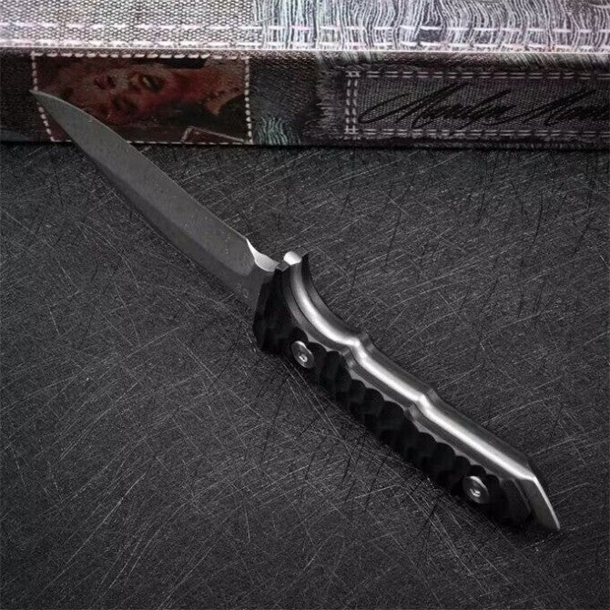 8'' New CNC D2 Blade Full Tang G10 Handle Sharp Knife VTH69